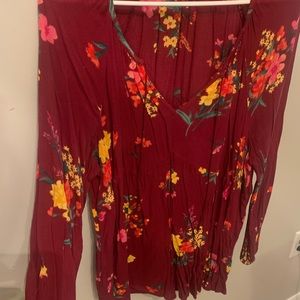 Floral blouse - XL